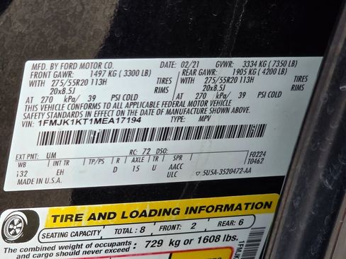 Used 2021 Ford Expedition Max Limited RWD image 23