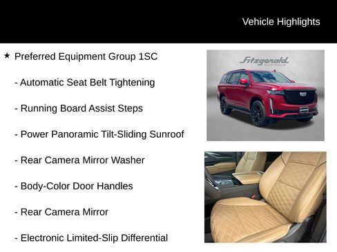 Used 2024 Cadillac Escalade Sport w/ LPO, ONYX Package AWD/4WD image 9