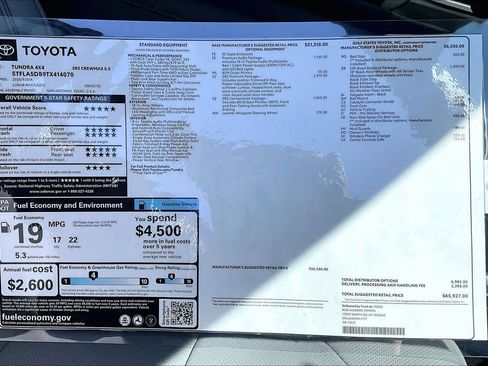 New 2026 Toyota Tundra SR5 AWD/4WD image 19