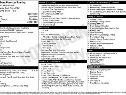 Used 2026 Subaru Forester Touring AWD/4WD image 15