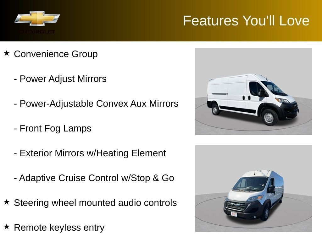 Used 2024 RAM ProMaster 2500 w/ Convenience Group FWD image 15
