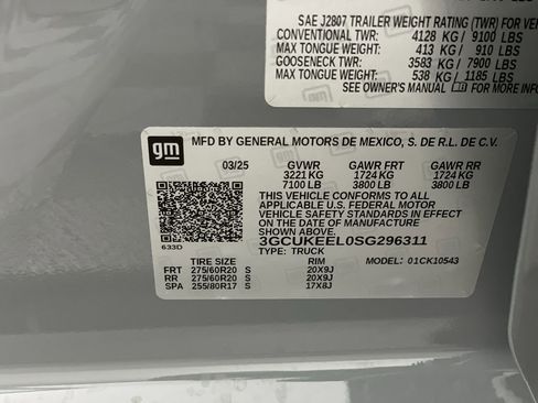 New 2025 Chevrolet Silverado 1500 RST image 97