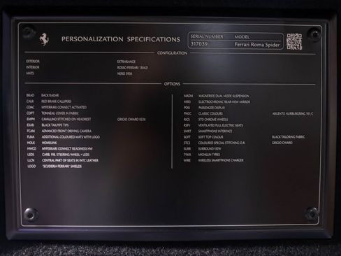 Certified 2025 Ferrari Roma Spider image 58