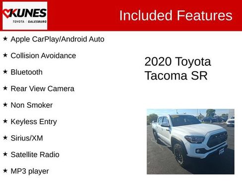 Used 2020 Toyota Tacoma SR AWD/4WD image 2