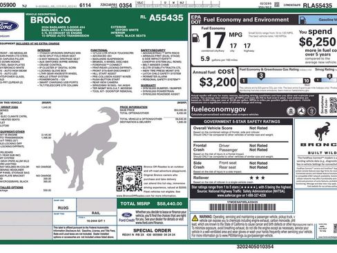Certified 2024 Ford Bronco Badlands AWD/4WD image 33