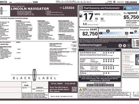 New 2027 Lincoln Navigator Black Label AWD/4WD image 27