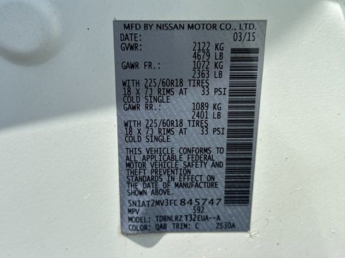 Used 2015 Nissan Rogue SL AWD/4WD image 35