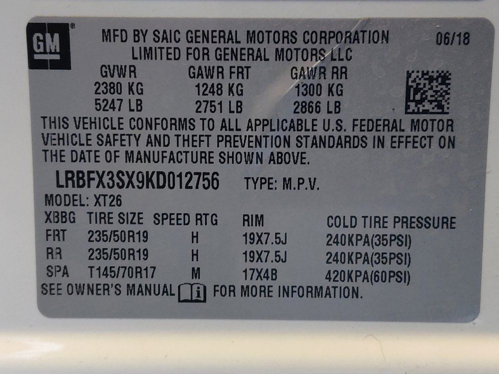 Used 2019 Buick Envision Premium AWD/4WD image 33