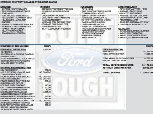 Used 2022 Ford F150 XLT w/ Equipment Group 302A High AWD/4WD image 2