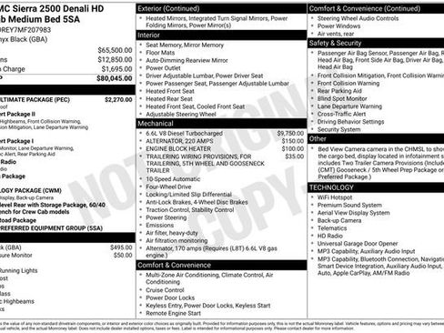 Certified 2021 GMC Sierra 2500 Denali w/ Denali Ultimate Package AWD/4WD image 49