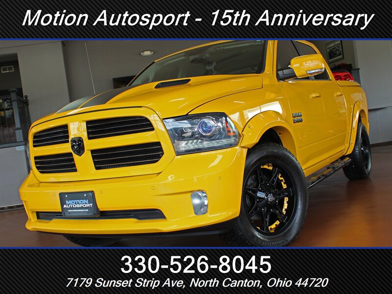 Used 2016 RAM 1500 Sport w/ Stinger Yellow Sport Package AWD/4WD image 42