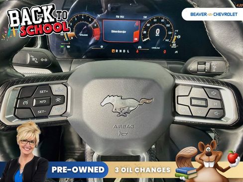 Used 2024 Ford Mustang Premium w/ Wheel & Stripe Package RWD image 12