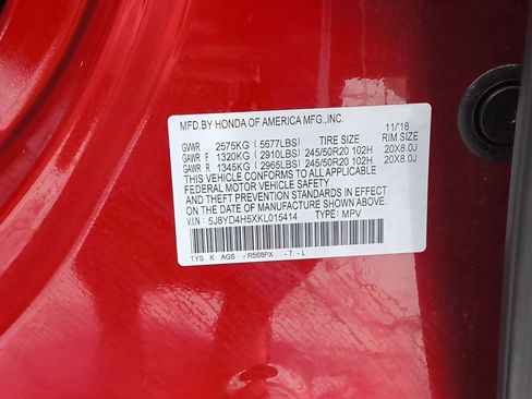 Used 2019 Acura MDX SH-AWD w/ Technology Package image 12