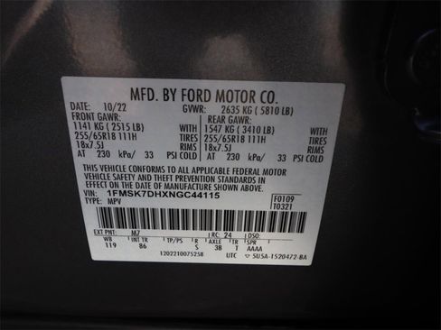 Certified 2022 Ford Explorer XLT image 24