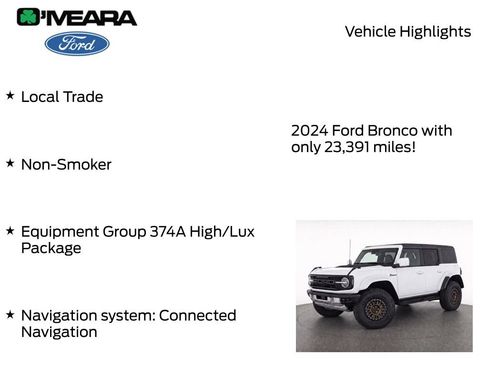 Used 2024 Ford Bronco Raptor w/ Interior Carbon Fiber Pack 6 AWD/4WD image 8