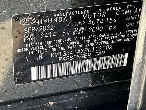 Used 2023 Genesis G70 2.0T w/ Sport Prestige Package image 37