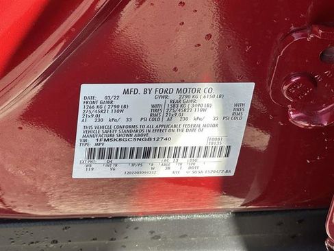 Used 2022 Ford Explorer ST w/ ST Street Pack image 14