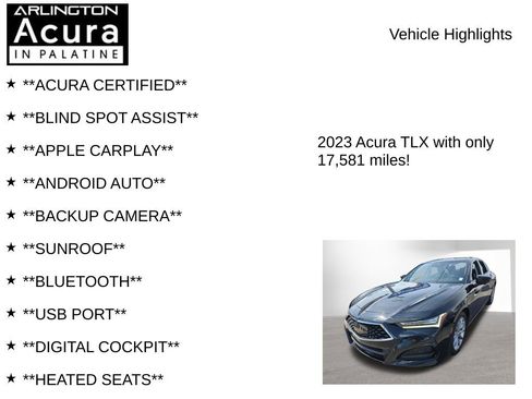Used 2023 Acura TLX FWD image 7
