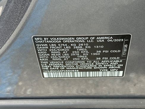 Used 2023 Volkswagen Atlas SE w/ Panoramic Sunroof Package FWD image 30