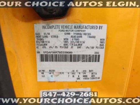 Used 2008 Ford F550 2WD Regular Cab Super Duty image 11