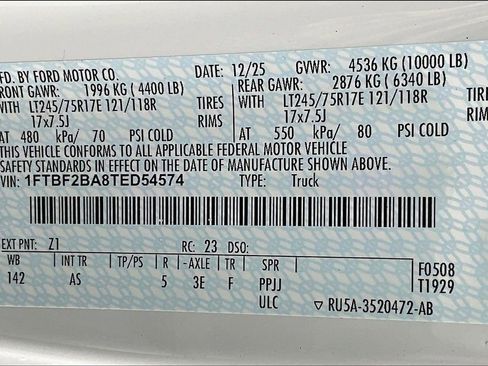 New 2026 Ford F250 XL w/ XL Driver Assist Package image 6