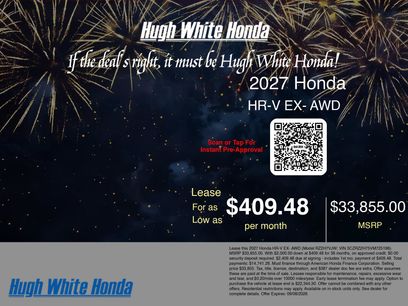 New 2027 Honda HR-V EX-L