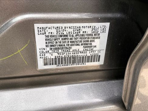 Certified 2024 Nissan Sentra S FWD image 33