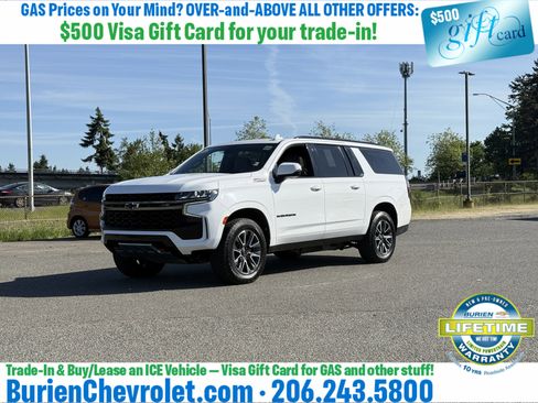 Used 2022 Chevrolet Suburban Z71 w/ Luxury Package AWD/4WD image 43