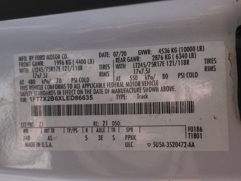 Used 2020 Ford F250 XL w/ Power Equipment Group image 55