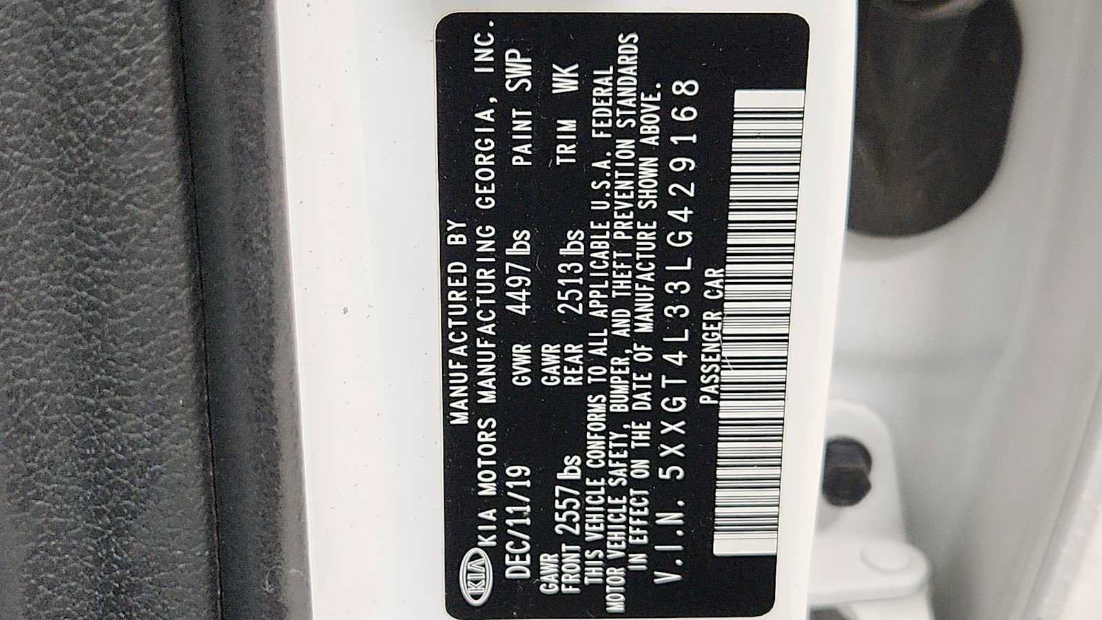 Used 2020 Kia Optima LX FWD image 11