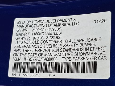 New 2026 Honda Accord Sport image 33