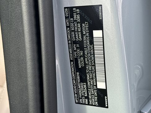 New 2026 Volvo XC90 B6 Ultra w/ Lounge Package AWD/4WD image 25
