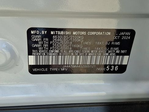 Used 2025 Mitsubishi Eclipse Cross SE AWD/4WD image 29