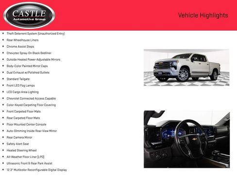 Used 2024 Chevrolet Silverado 1500 High Country w/ High Country Premium Package AWD/4WD image 24