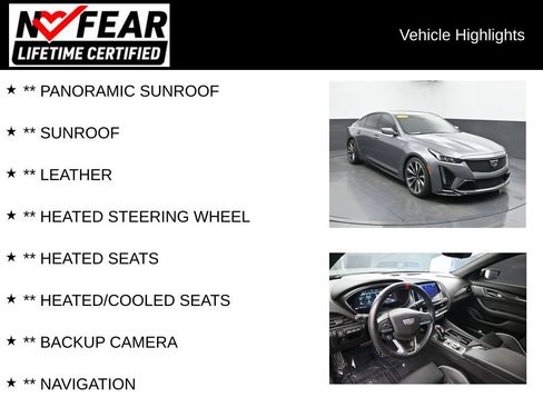Used 2022 Cadillac CT5 V Blackwing w/ Parking Package RWD image 2