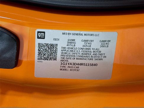 Used 2024 Chevrolet Corvette Stingray Convertible image 31