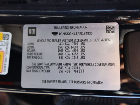 Used 2024 Chevrolet Suburban High Country w/ Advanced Technology Package image 48