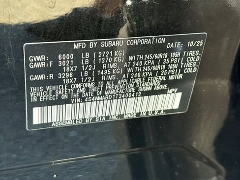 Certified 2026 Subaru Ascent Premium AWD/4WD image 35
