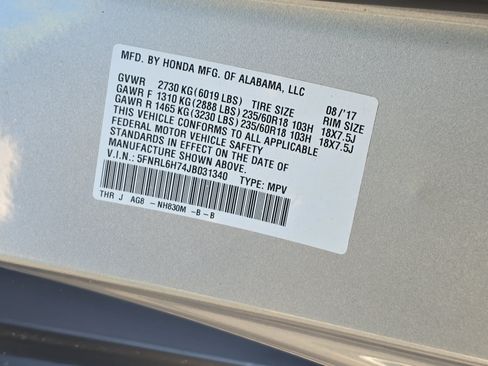 Used 2018 Honda Odyssey EX-L image 36