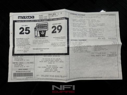 Used 1999 MAZDA MX-5 Miata RWD image 68