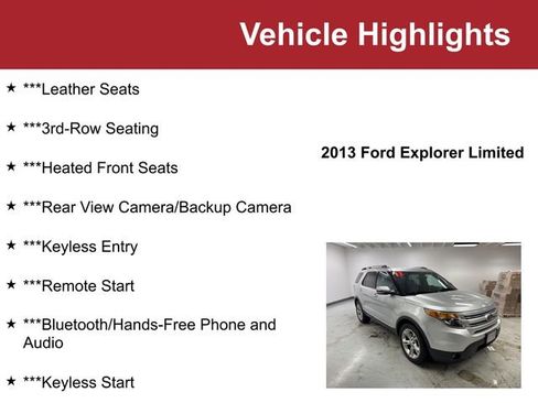 Used 2013 Ford Explorer Limited image 2