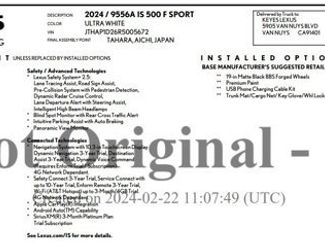 Used 2024 Lexus IS 500 w/ Accessory Package 2 video 2
