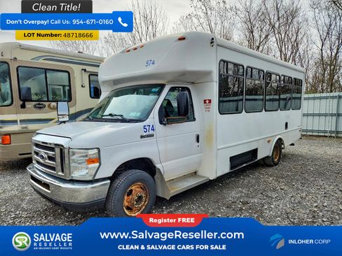 Used 2017 Ford E-450 and Econoline 450 Super Duty w/ Shuttle Bus Prep Package RWD image 3
