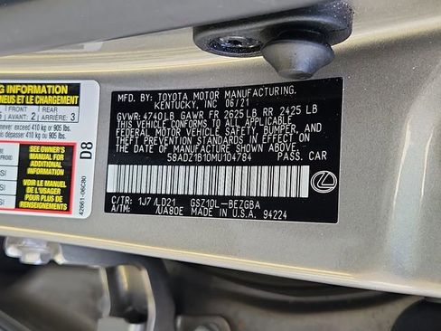 Used 2021 Lexus ES 350 w/ Premium Package image 27