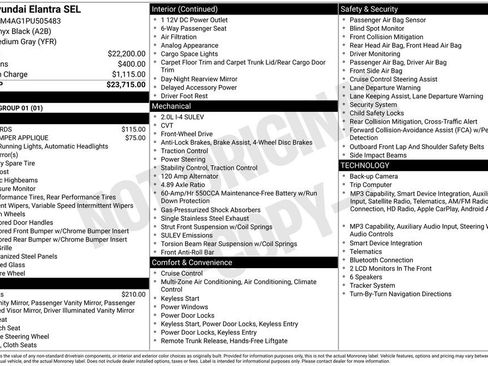 Used 2023 Hyundai Elantra SEL image 3