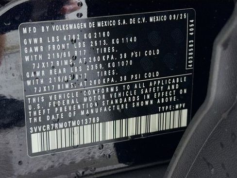 New 2026 Volkswagen Tiguan S image 30