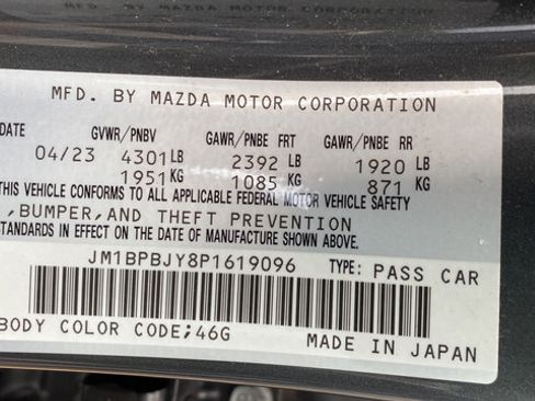 Used 2023 MAZDA MAZDA3 AWD 2.5 Turbo Hatchback image 28