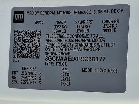 Used 2024 Chevrolet Silverado 1500 W/T w/ WT Fleet Convenience Package RWD image 28