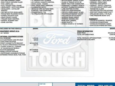 Certified 2024 Ford F150 XLT w/ Mobile Office Package AWD/4WD image 2