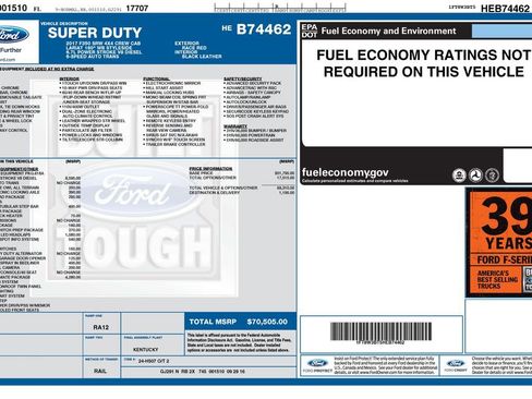 Used 2017 Ford F350 Lariat w/ Lariat Ultimate Package image 16